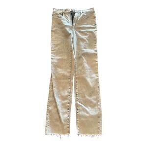 Express Girls Bleach Wash Jeans 5 Pocket Super  High Rise‎ Size 4R Slim Ankle